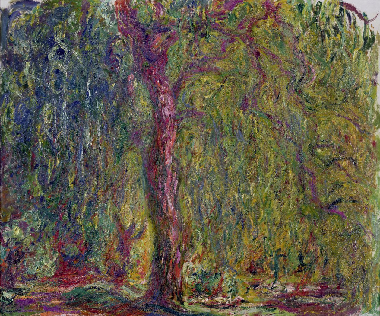 Weeping Willow, 1918-1919 tekijältä Claude Monet