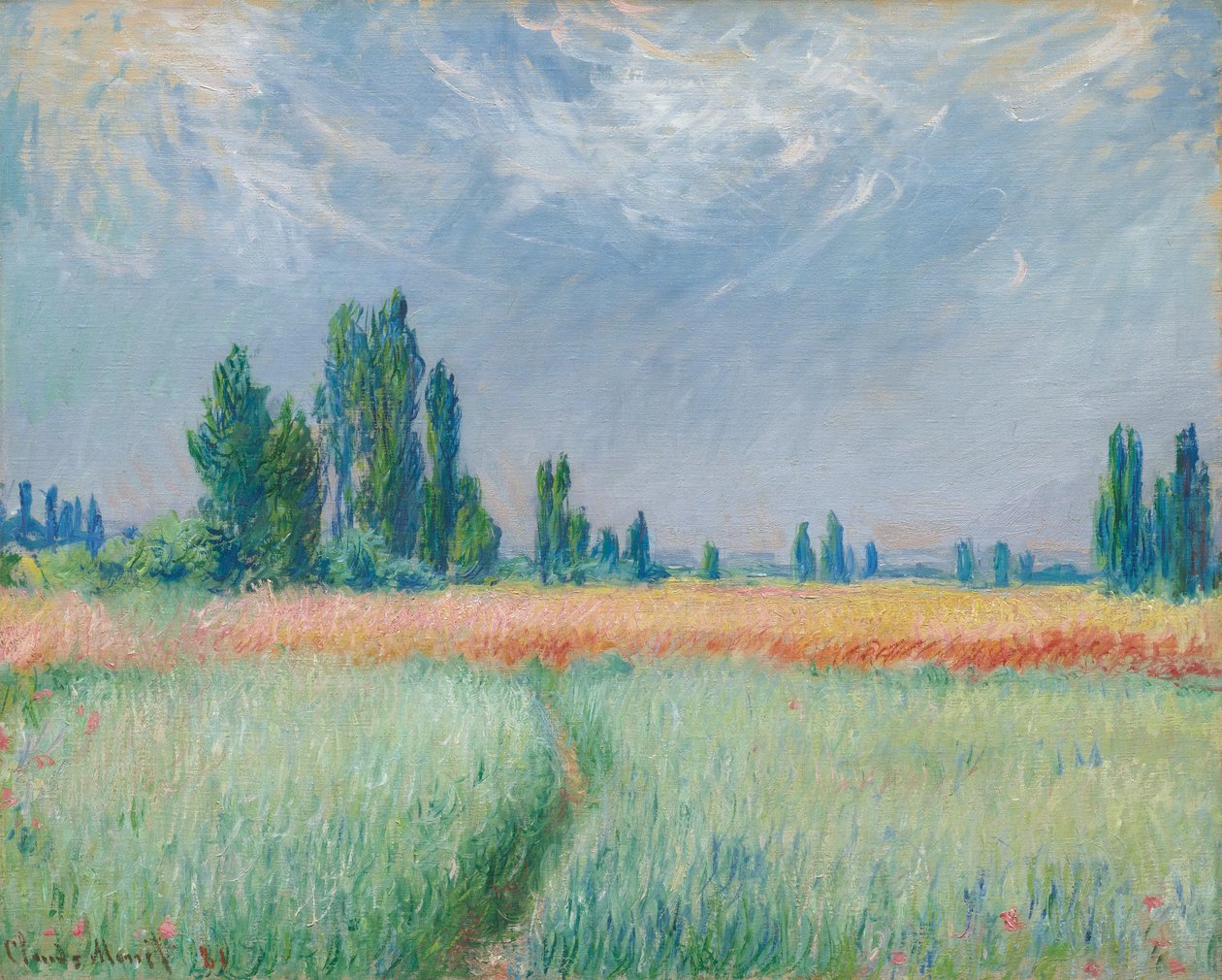Weizenfeld tekijältä Claude Monet