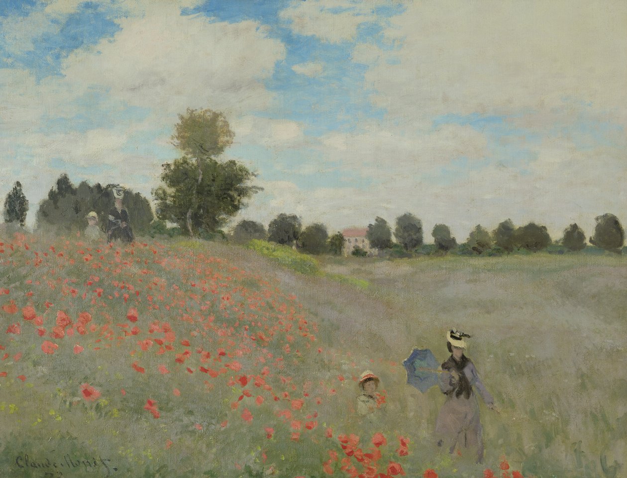 Villiunikot, lähellä Argenteuilia tekijältä Claude Monet