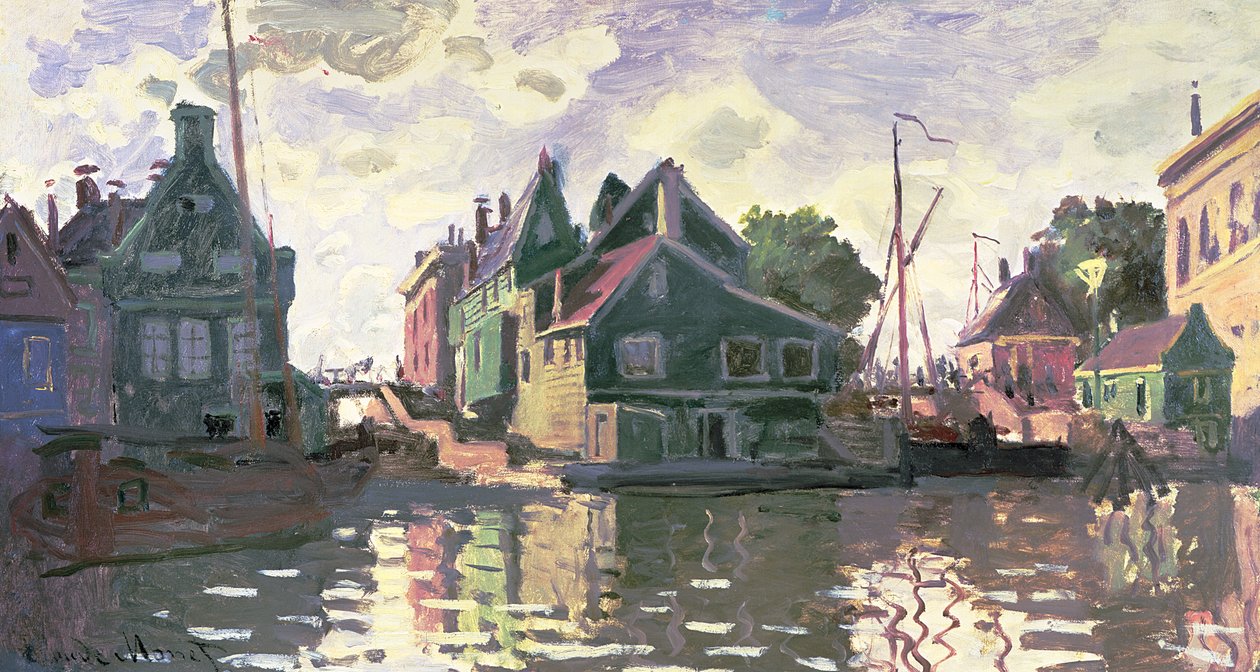 Zaandam tekijältä Claude Monet