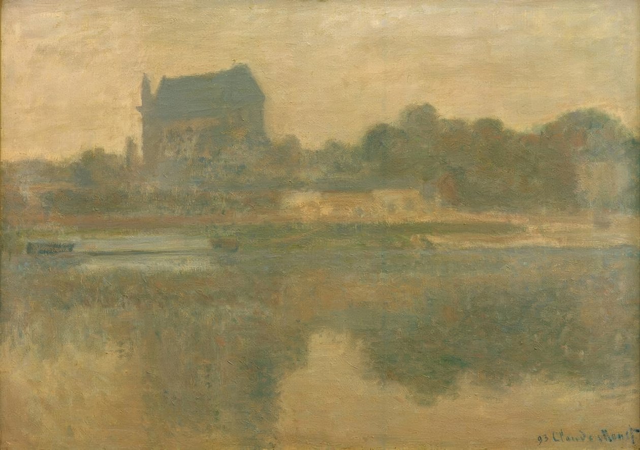 Église de Vernon, brouillard tekijältä Claude Monet