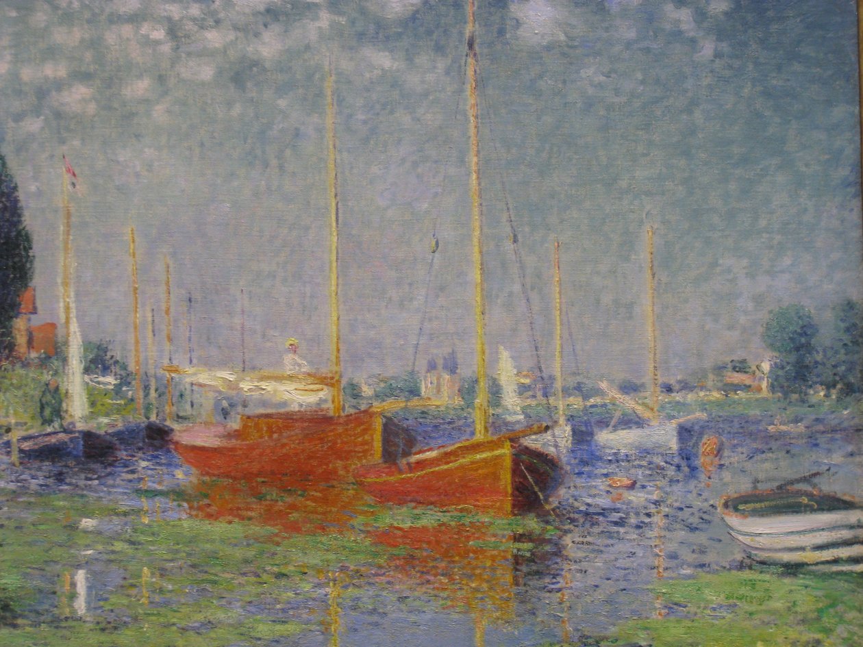 Punaiset veneet Argenteuilissa tekijältä Claude Monet