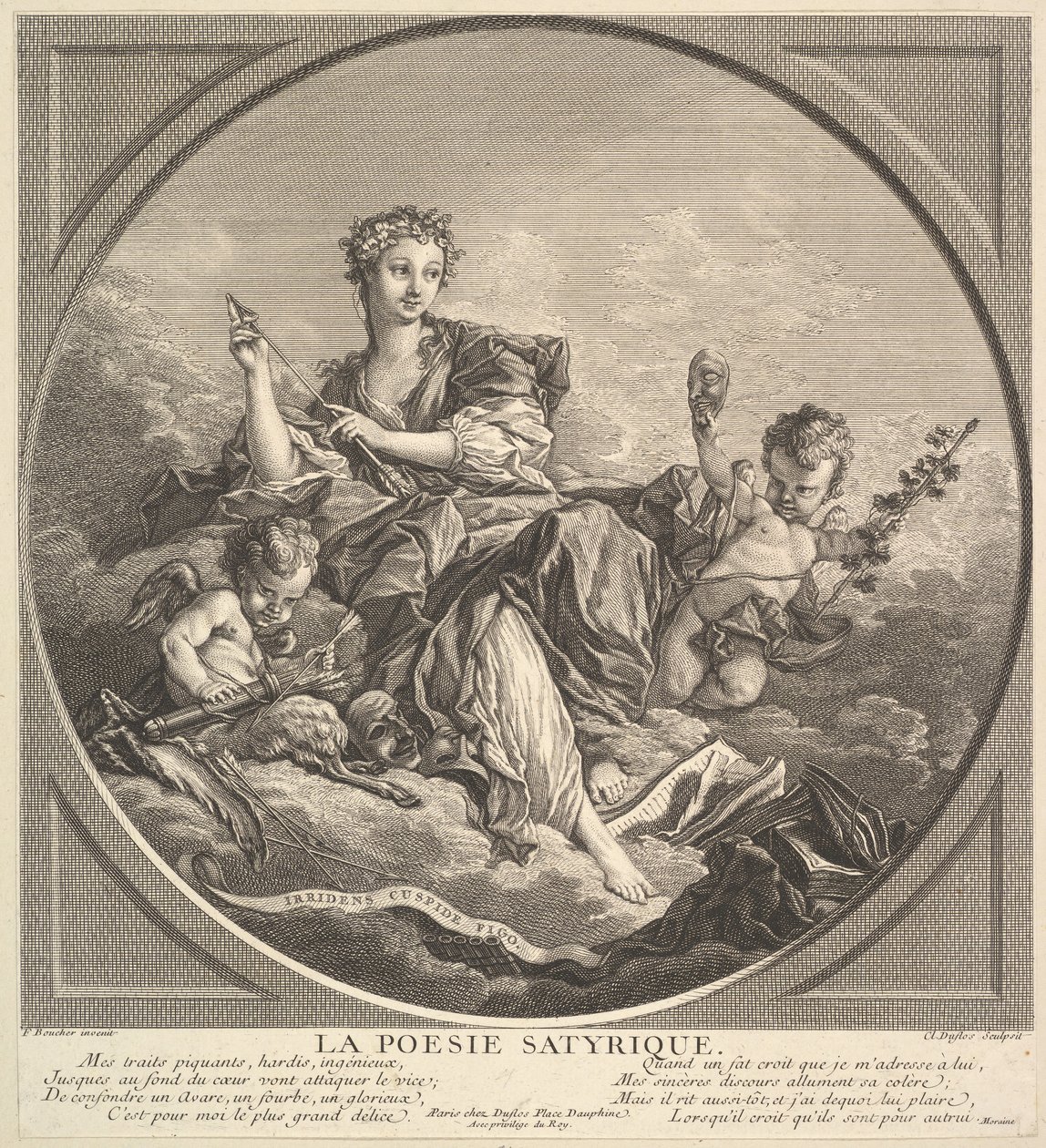 Satyrical Poetry, n. 1741. tekijältä Claude Augustin Duflos