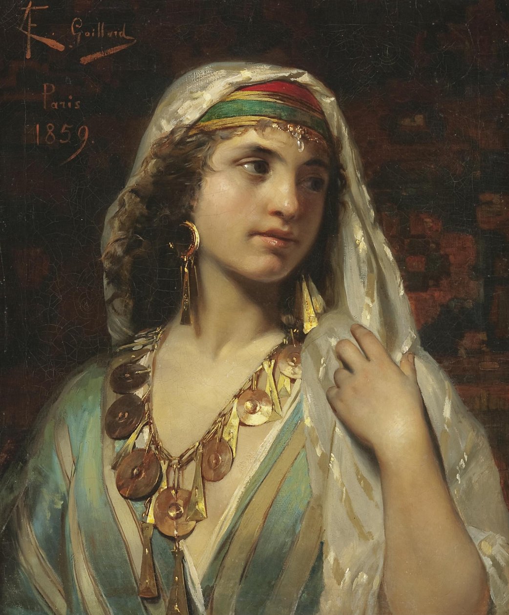 Odalisque tekijältä Claude Ferdinand Gaillard