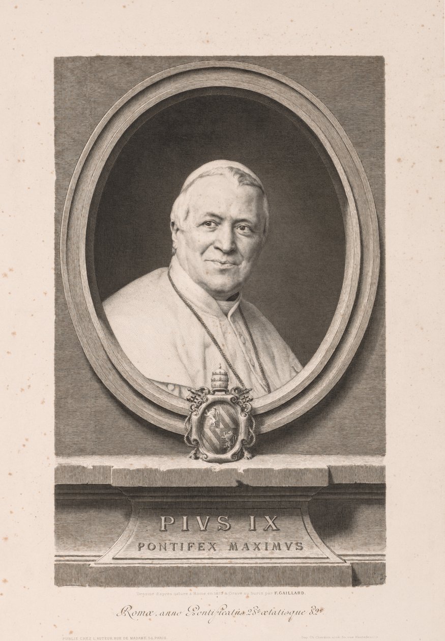 Pius IX tekijältä Claude Ferdinand Gaillard