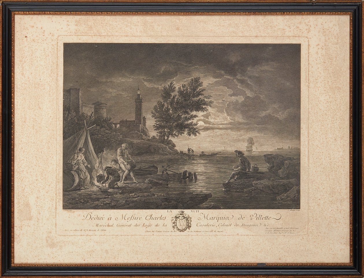 Ranskalaiset teräskaiverrukset tekijältä Claude Joseph (after) Vernet