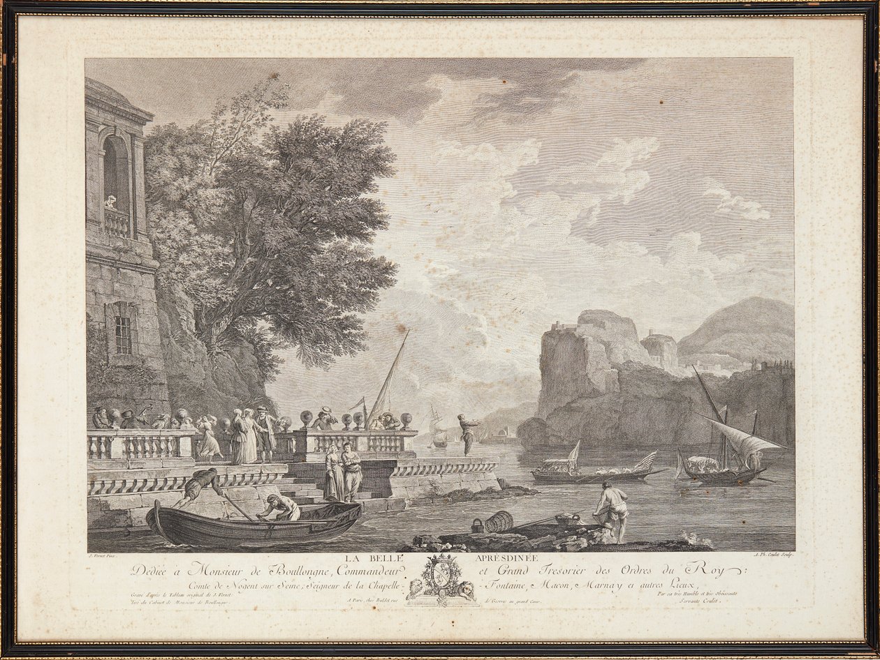 Ranskalaiset teräskaiverrukset tekijältä Claude Joseph (after) Vernet