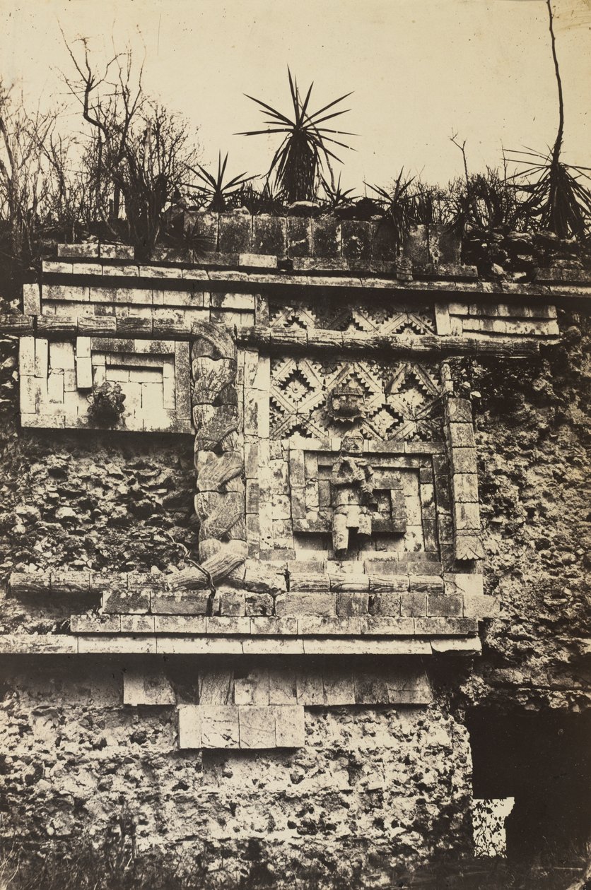 Nunnaluostari, Uxmal tekijältä Claude Joseph Désiré Charnay