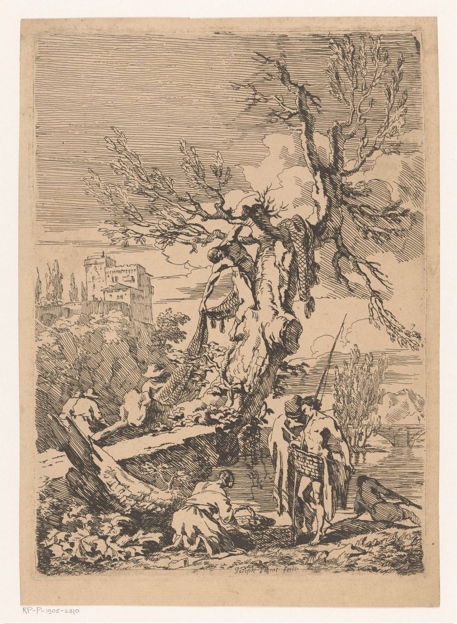 Kalastuksen paluu tekijältä Claude Joseph Vernet
