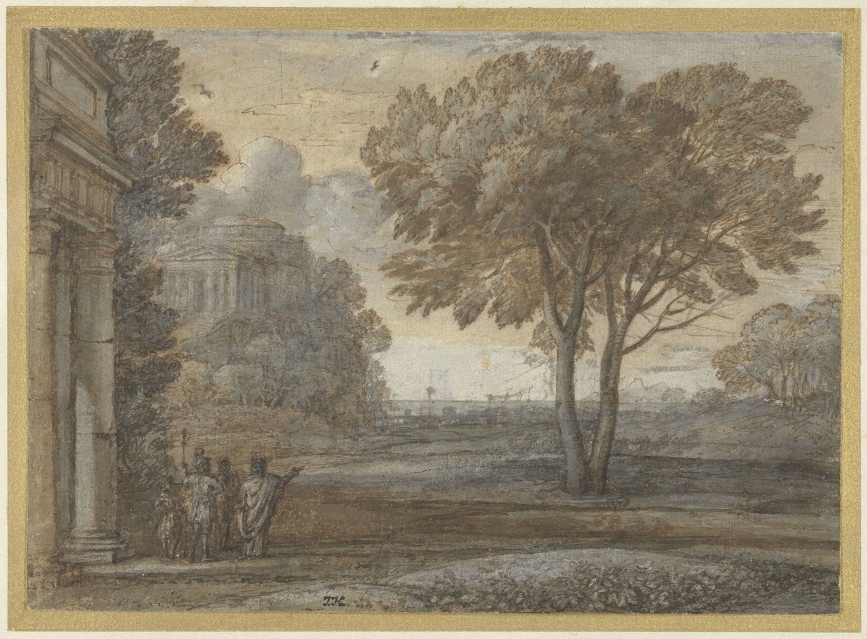 Aeneas op Delos tekijältä Claude Lorrain