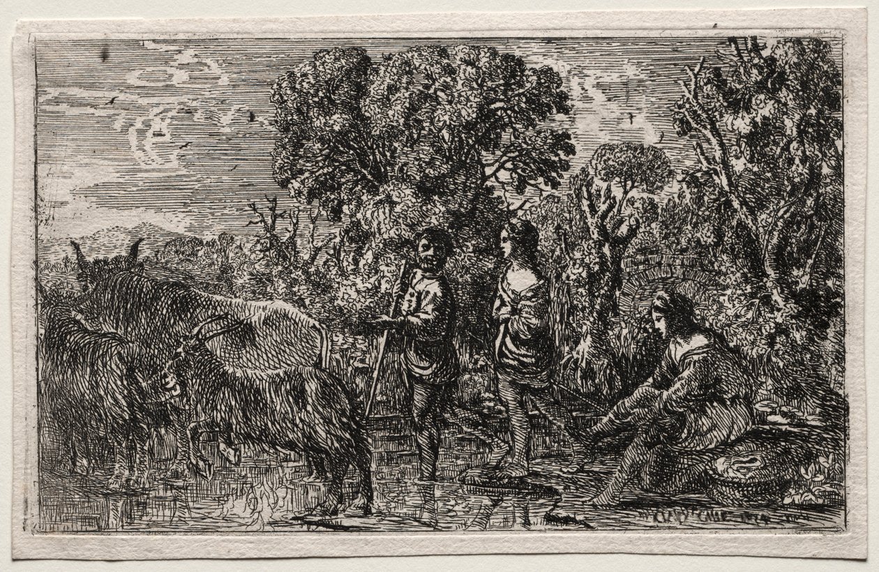 Fordin ylitys, 1634. tekijältä Claude Lorrain
