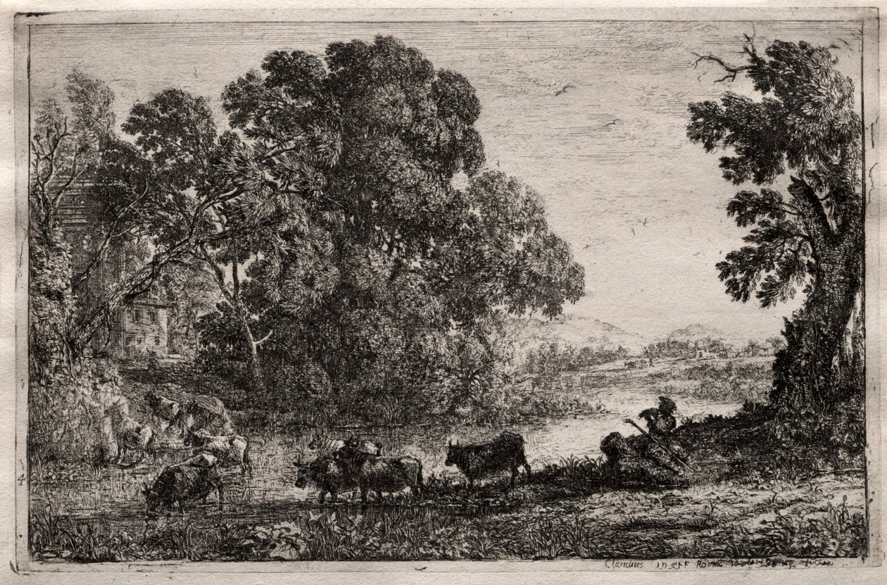 Lehmänpaimen tekijältä Claude Lorrain