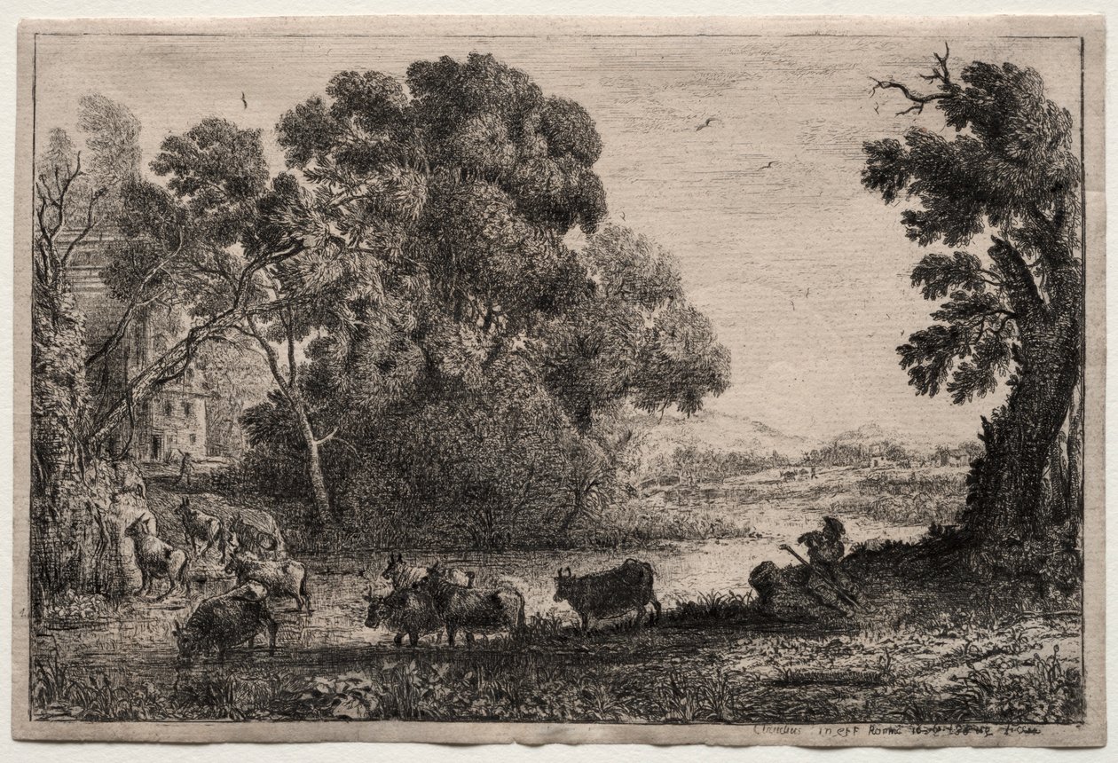 Cowherder. tekijältä Claude Lorrain