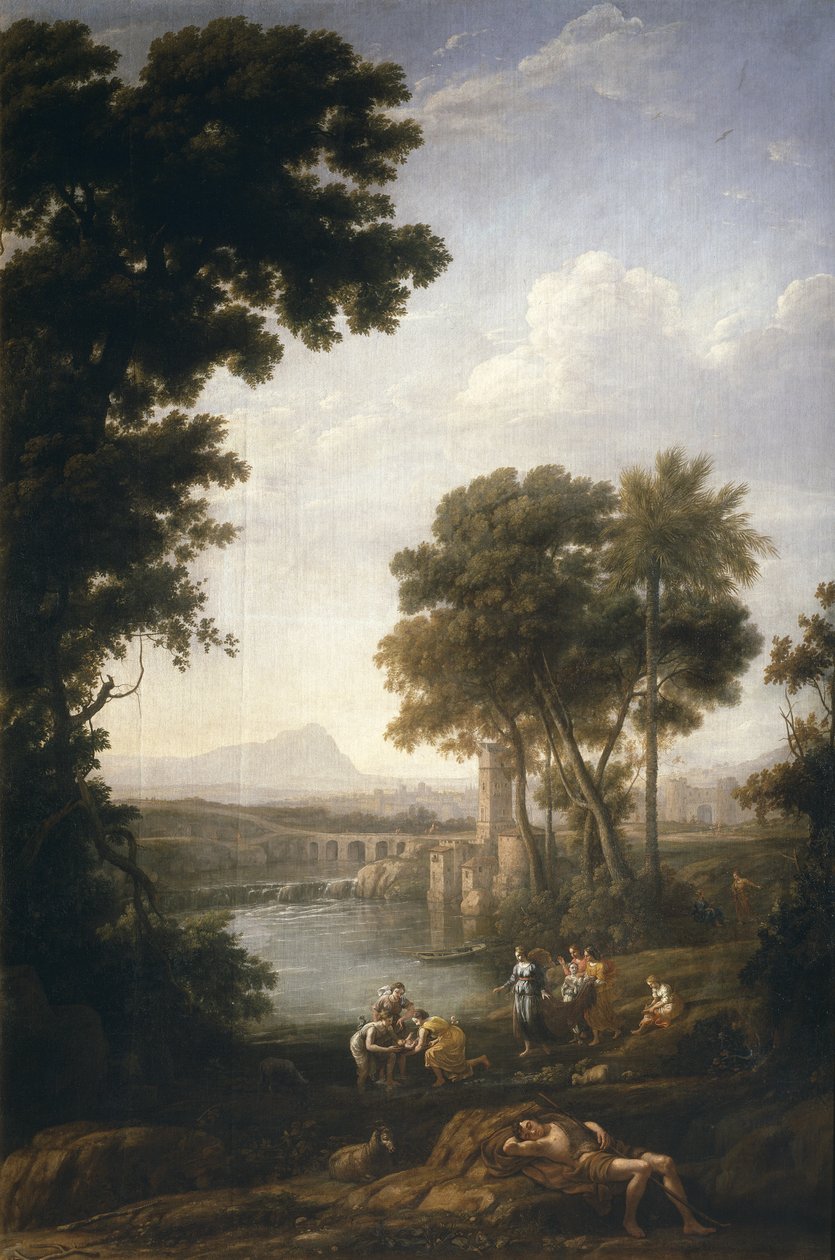 Mooseksen löytö, 1639-1640 tekijältä Claude Lorrain