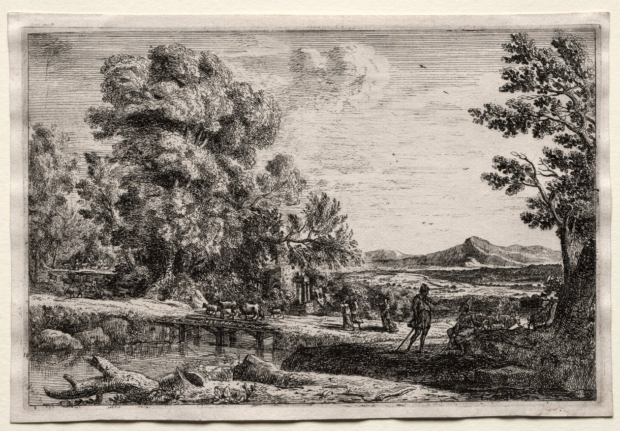 Puinen silta. tekijältä Claude Lorrain