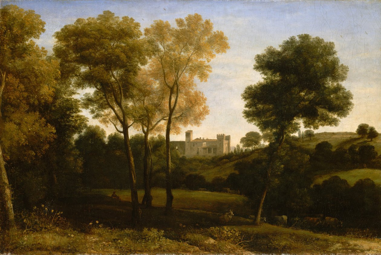 Näkymä La Crescenzalle, 1648-50. tekijältä Claude Lorrain