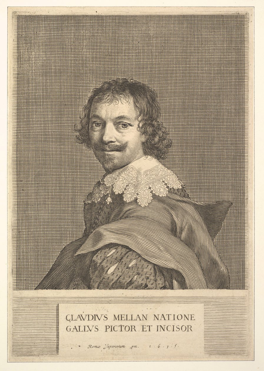 Claude Mellan: Omakuva, 1635. tekijältä Claude Mellan