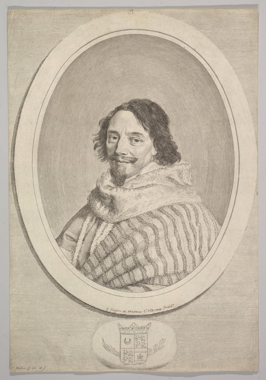 Henry de Mesmes. tekijältä Claude Mellan