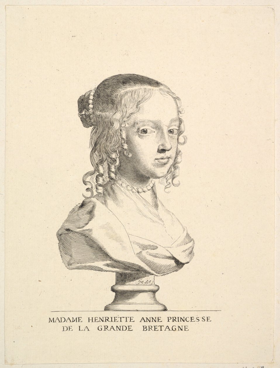 Englannin Henriette-Anne, Orleansin herttuatar. tekijältä Claude Mellan