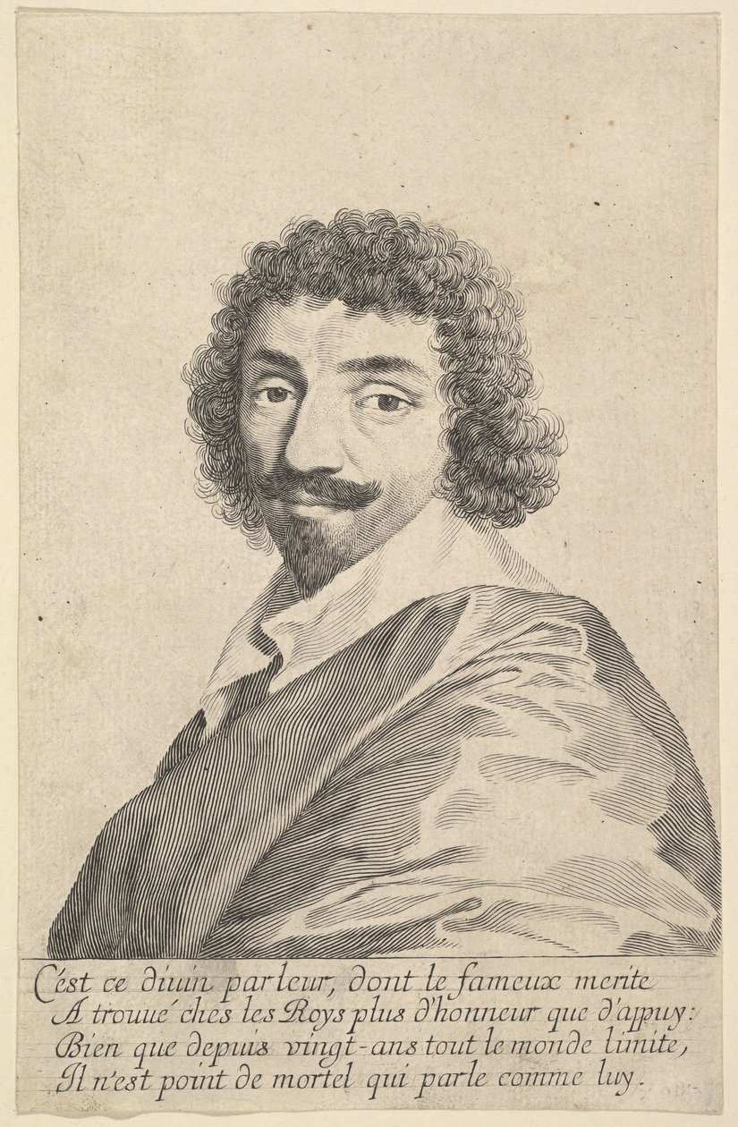 Jean-Louis Guez de Balzac, n. 1635-37. tekijältä Claude Mellan