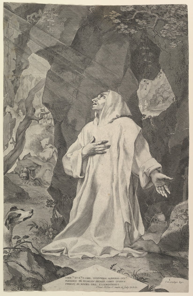 St. Bruno. tekijältä Claude Mellan