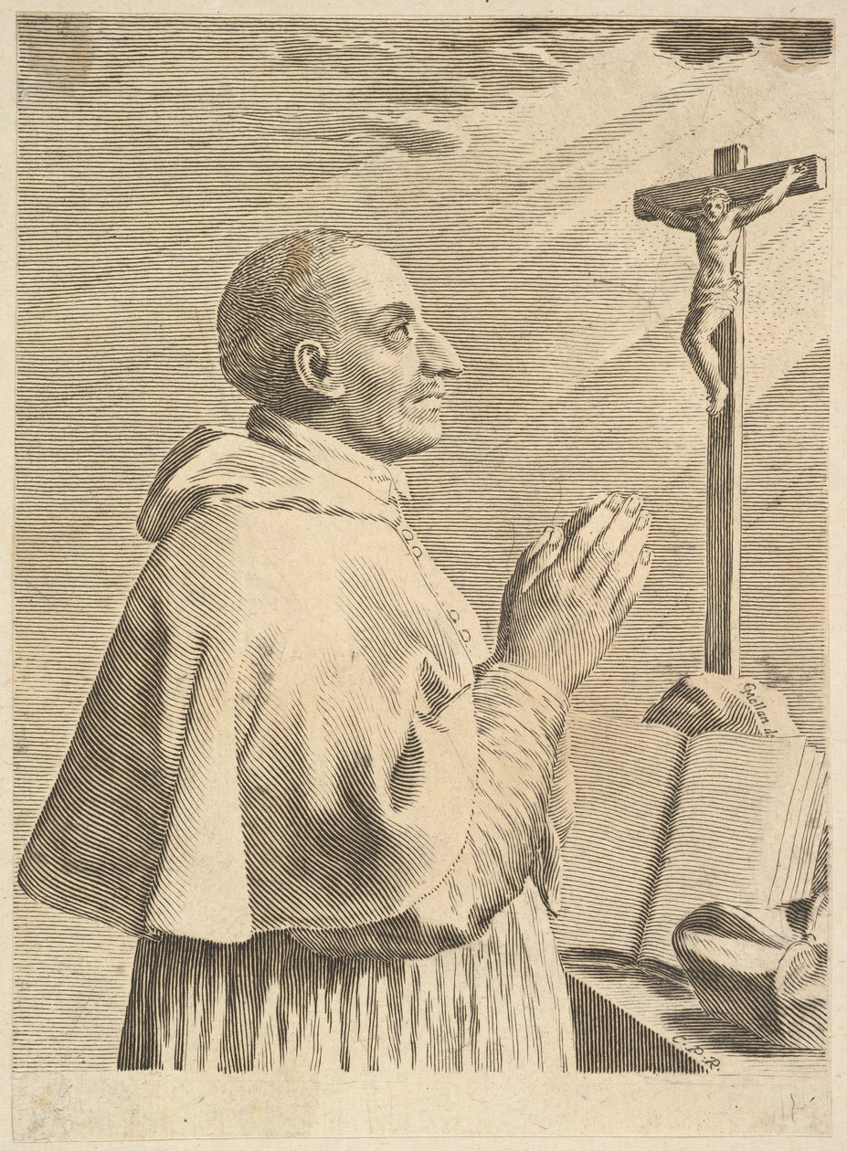 St. Charles Borromeo. tekijältä Claude Mellan