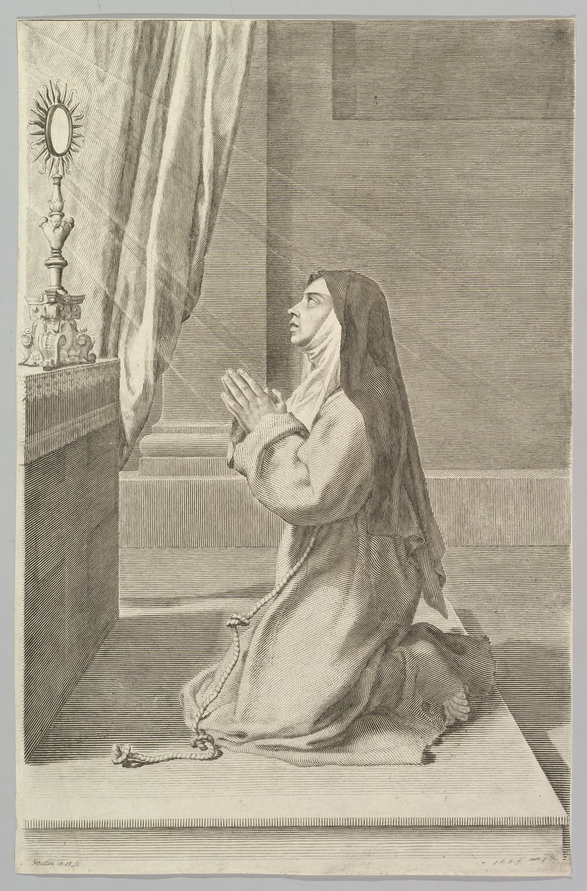 St. Claire, 1667. tekijältä Claude Mellan
