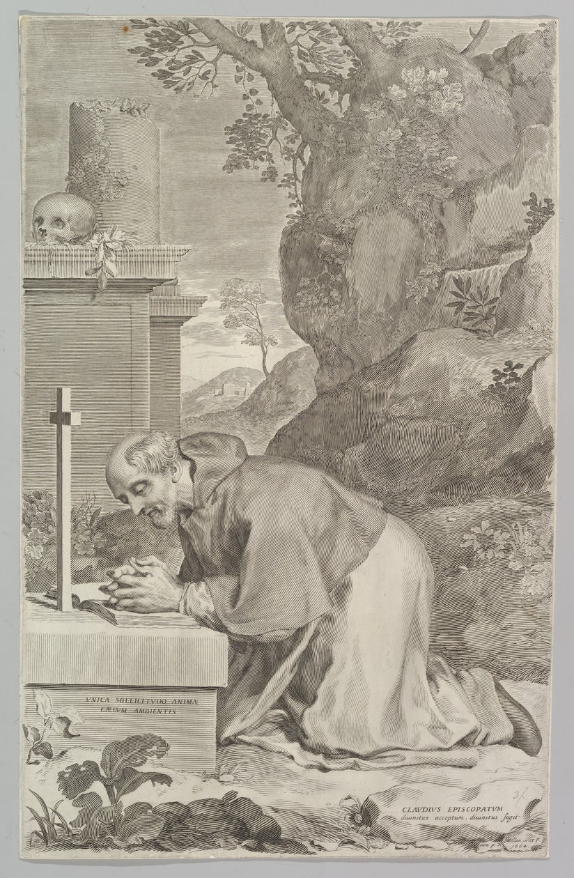 St. Claude, 1664. tekijältä Claude Mellan