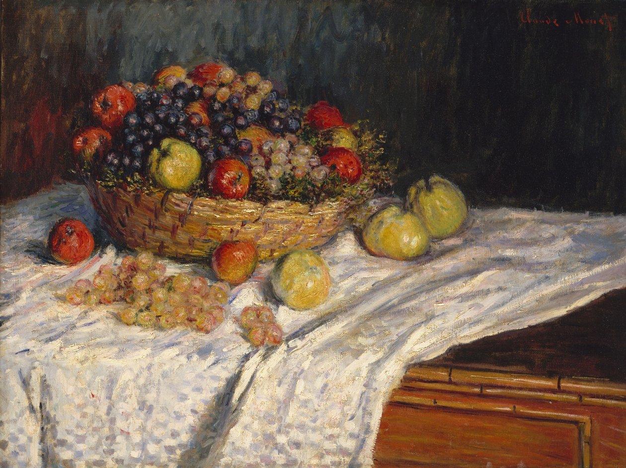 Omenat ja viinirypäleet tekijältä Claude Monet