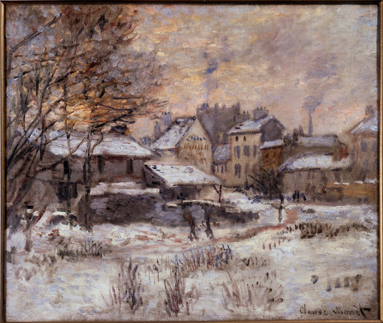 Argenteuil lumen alla tekijältä Claude Monet