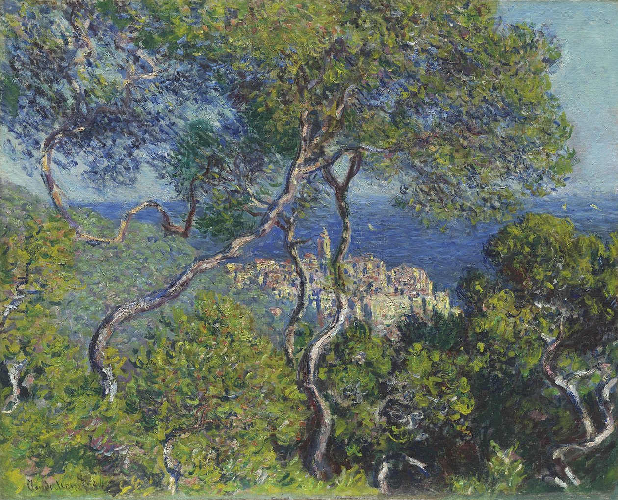 Bordighera, 1884 tekijältä Claude Monet