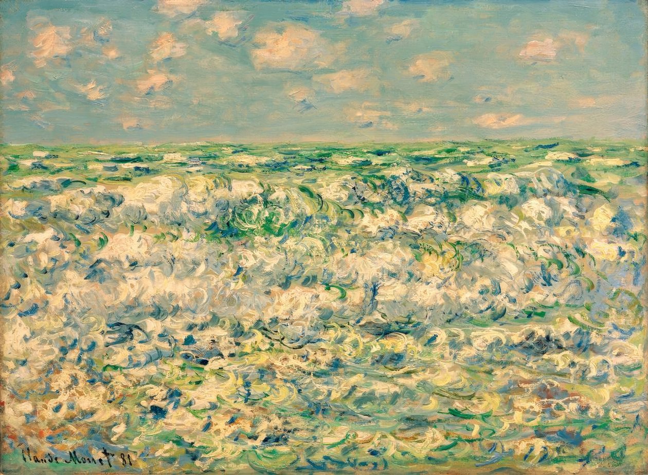 Murtuvat aallot tekijältä Claude Monet