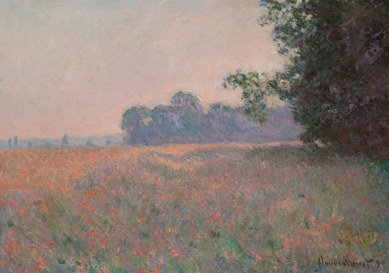 Kauran ja unikon pelto tekijältä Claude Monet