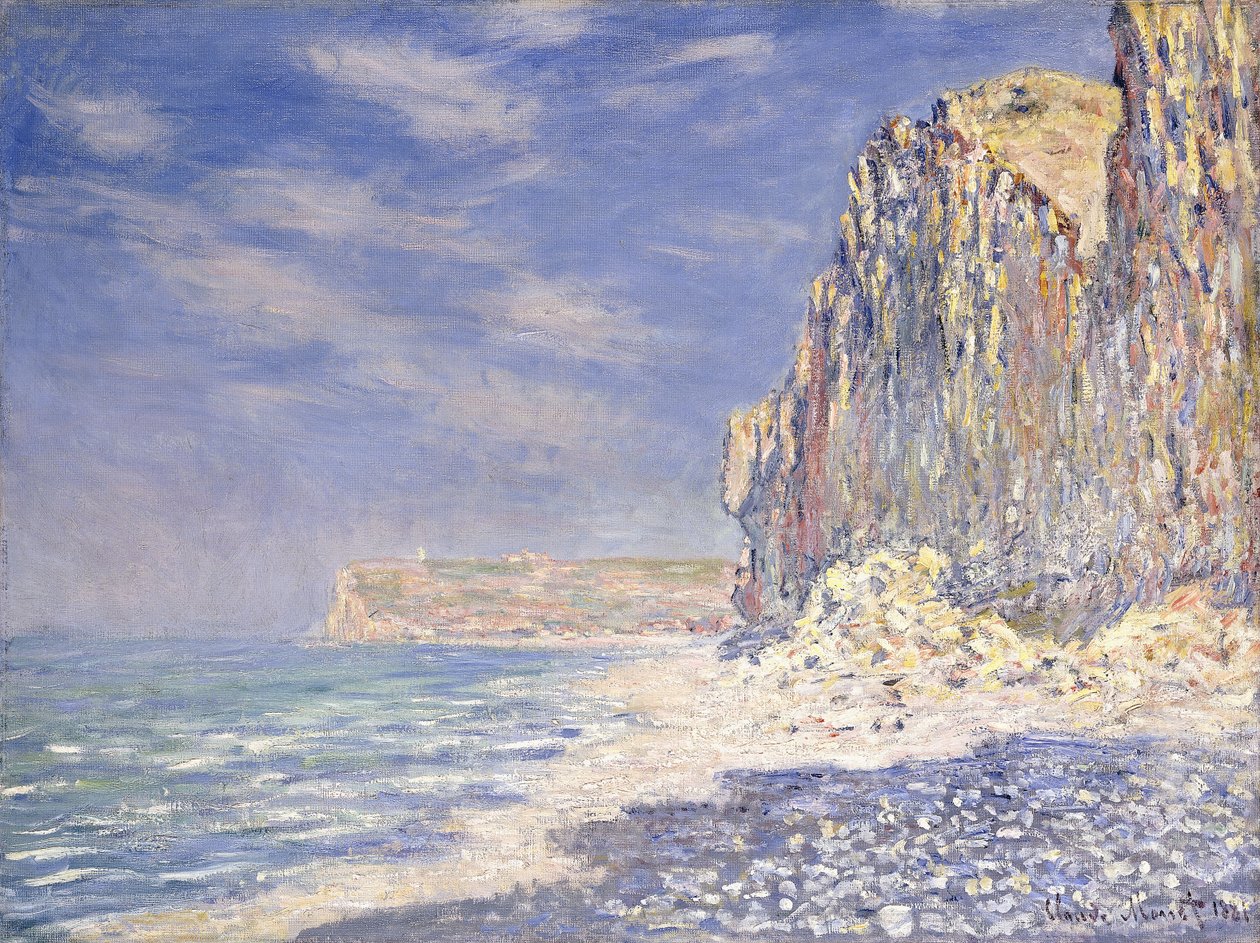 Kalliot lähellä Fecampiä, 1881 tekijältä Claude Monet