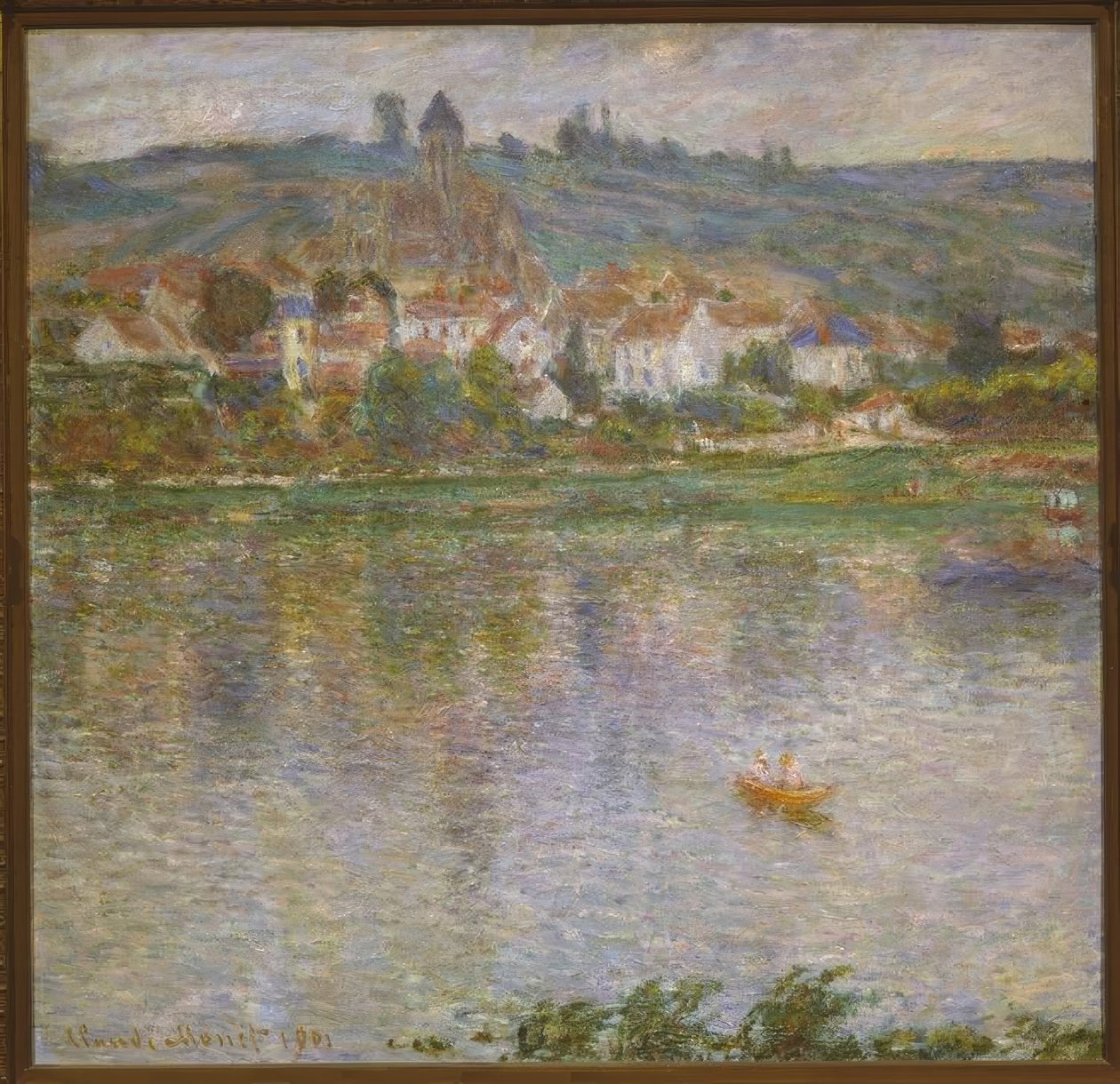 Die Stadt Vetheuil tekijältä Claude Monet