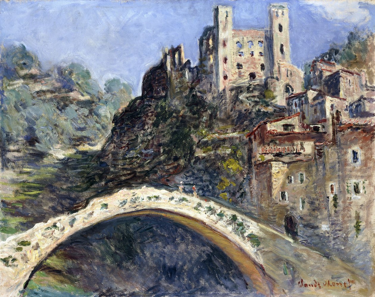 Dolceacqua, 1884 tekijältä Claude Monet