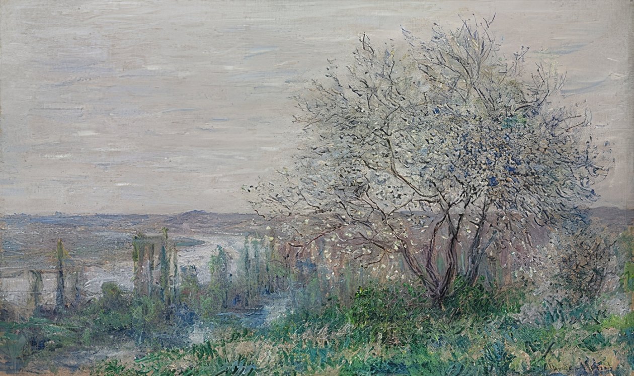 Kevättunnelmaa Vétheuilissa. 1880 tekijältä Claude Monet