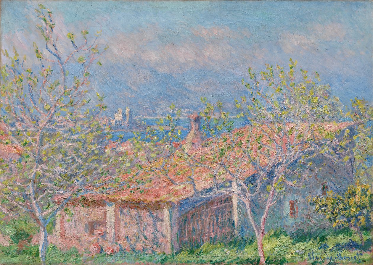 Puutarhurin talo Antibesissa tekijältä Claude Monet
