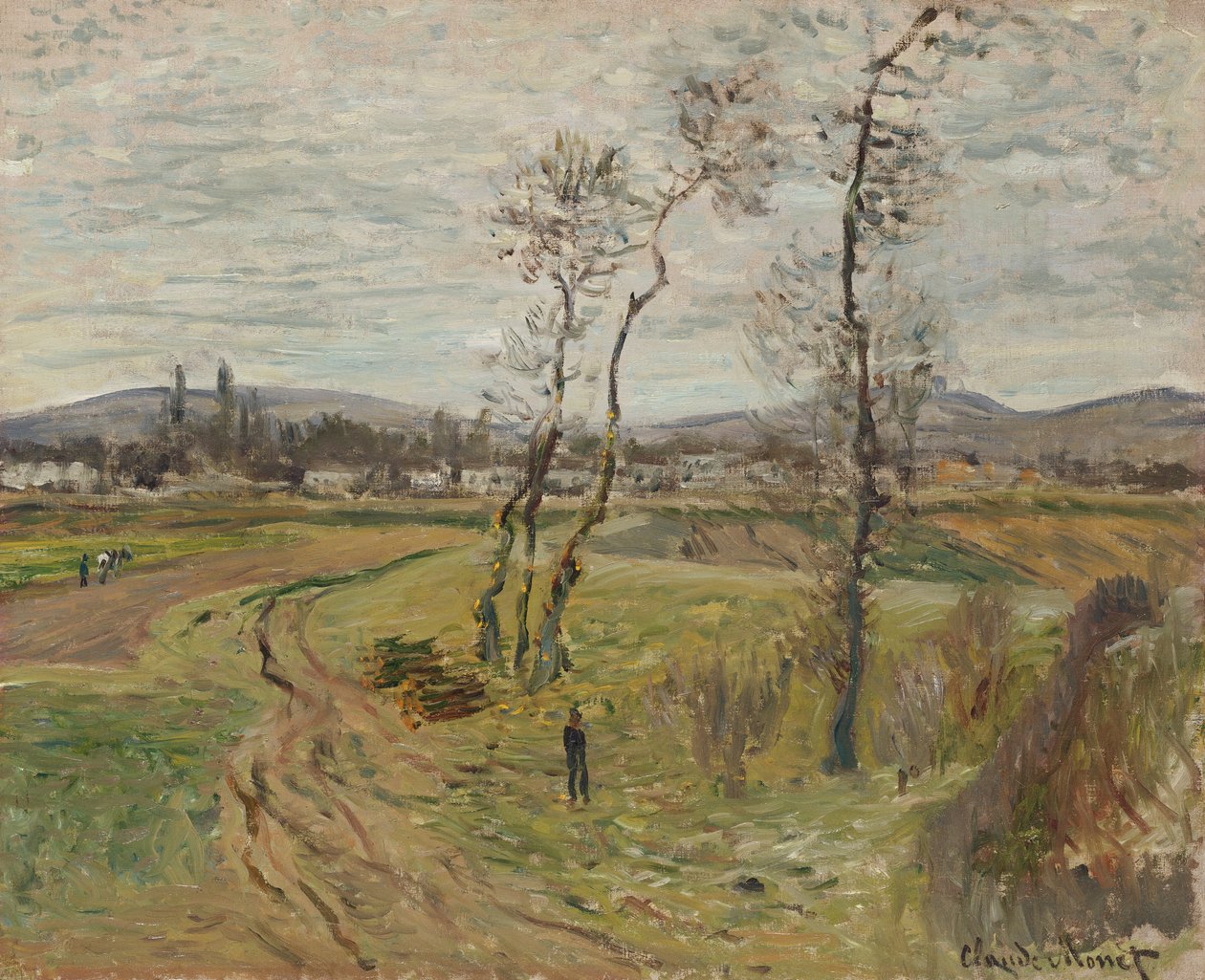 Gennevilliers Plain; Gennevilliersin tasango, 1877 tekijältä Claude Monet