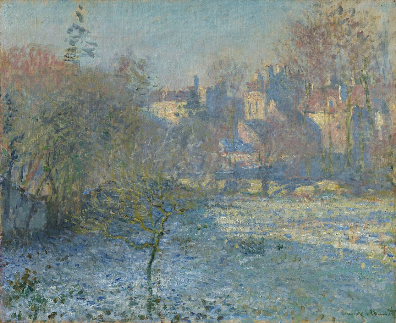Saksa: Hoarfrost Frost tekijältä Claude Monet