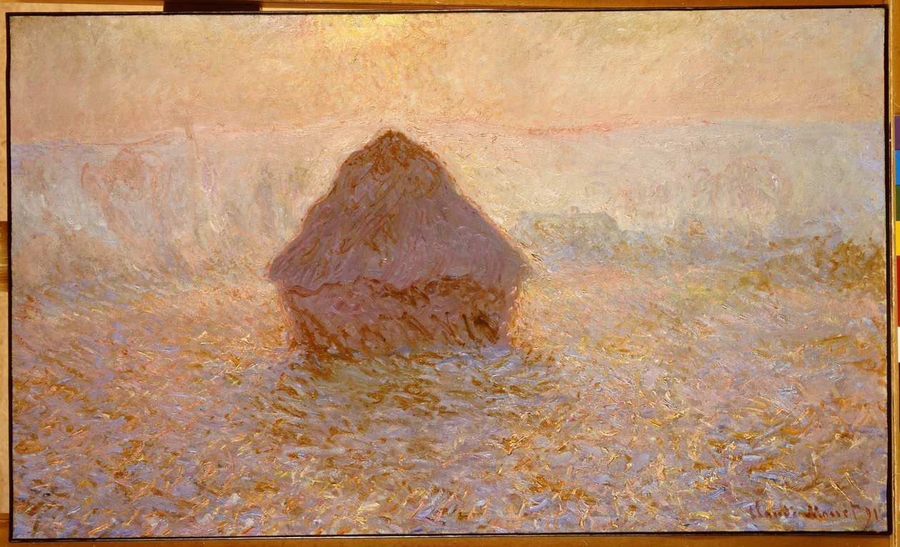 Heinäsuovat, Sun in the Mist tekijältä Claude Monet