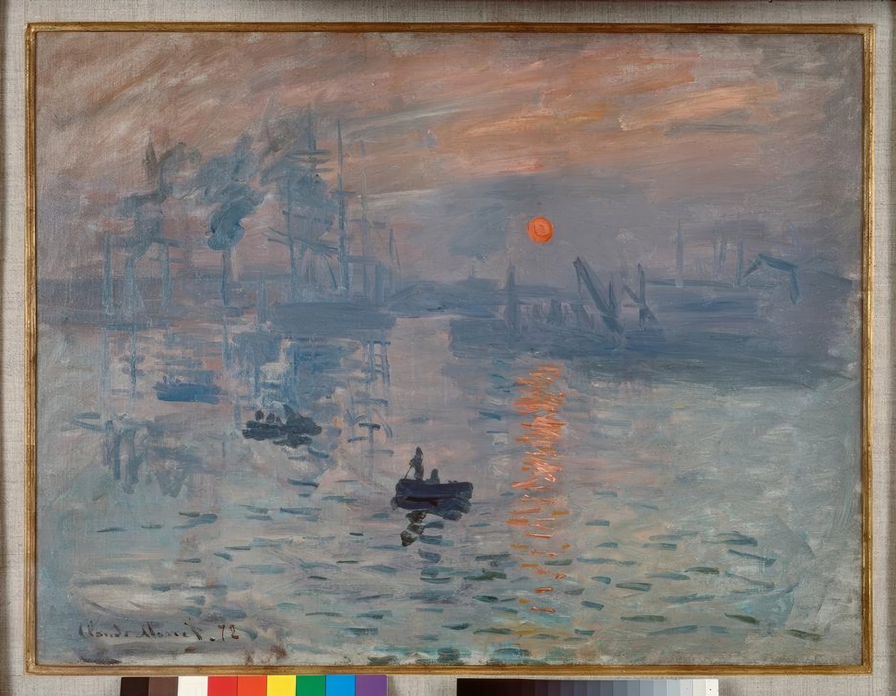 Painatus, nouseva aurinko tekijältä Claude Monet