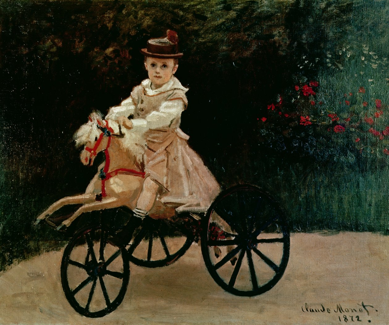 Jean Monet harrastushevosellaan tekijältä Claude Monet