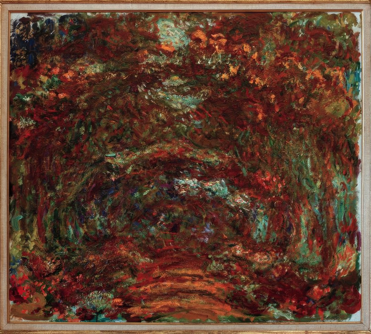 The Allée des Rosiers (Die Rosenallee) tekijältä Claude Monet