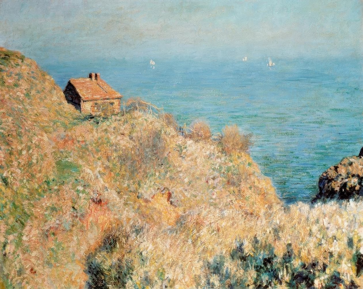 La Maison du pêcheur, Varengeville tekijältä Claude Monet