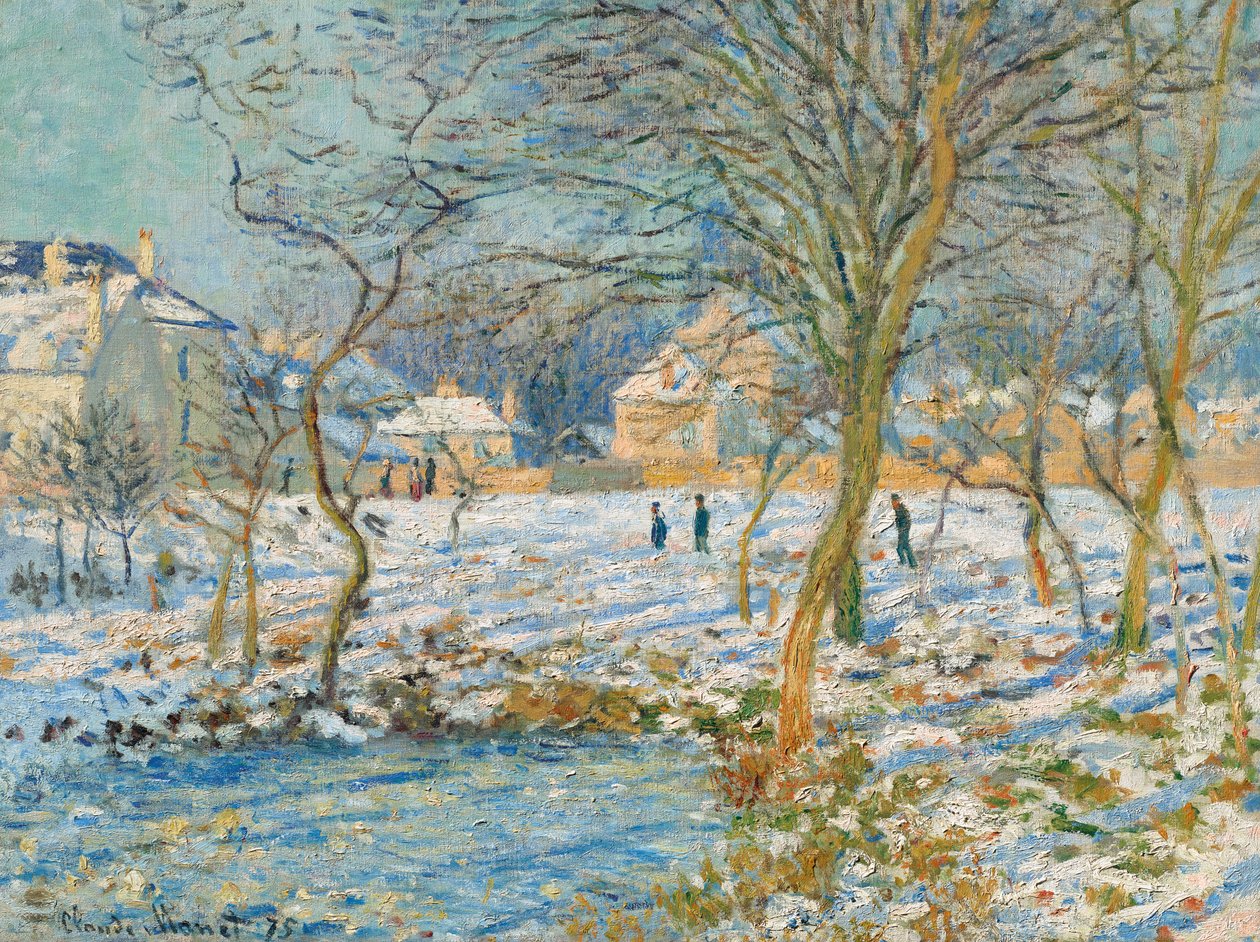 Lampi, lumiefekti tekijältä Claude Monet