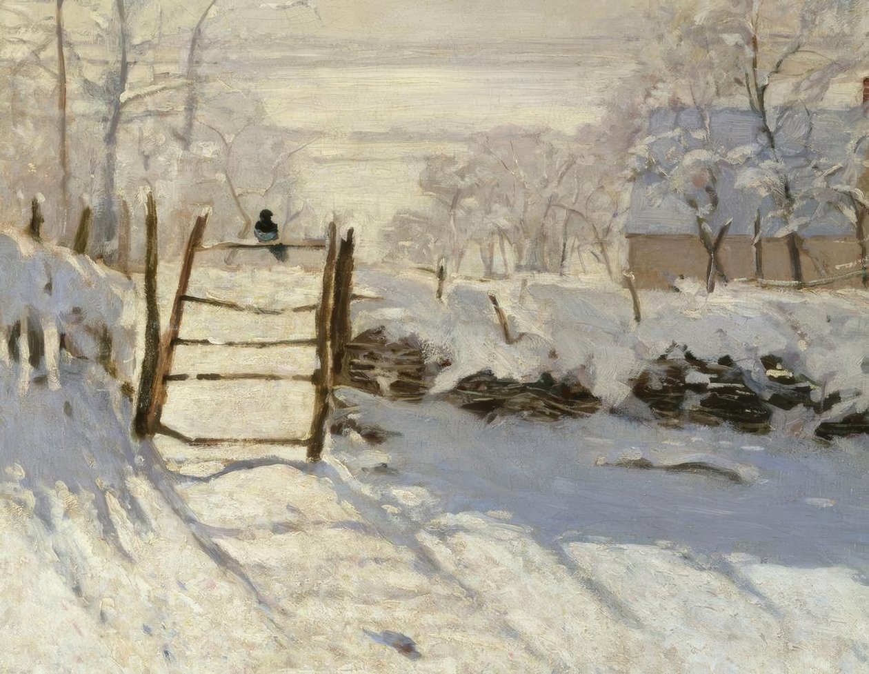 La pie (Die Elster) tekijältä Claude Monet