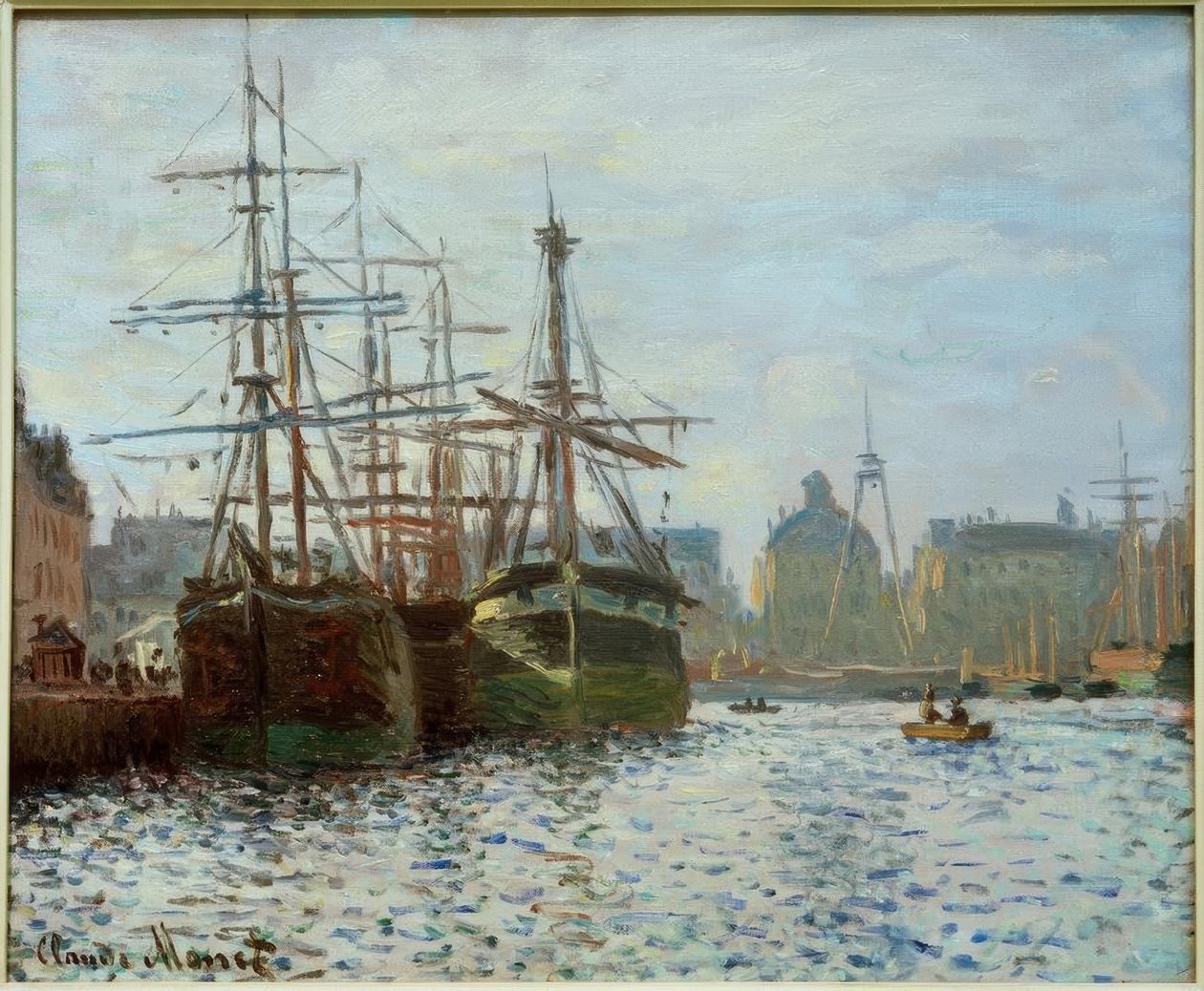 Bassin du Commerce, Le Havre tekijältä Claude Monet