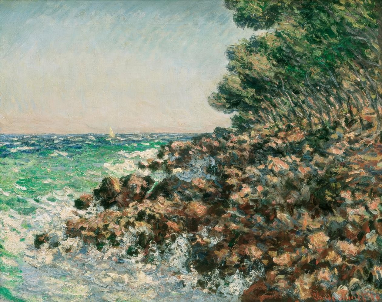 Cap Martin tekijältä Claude Monet