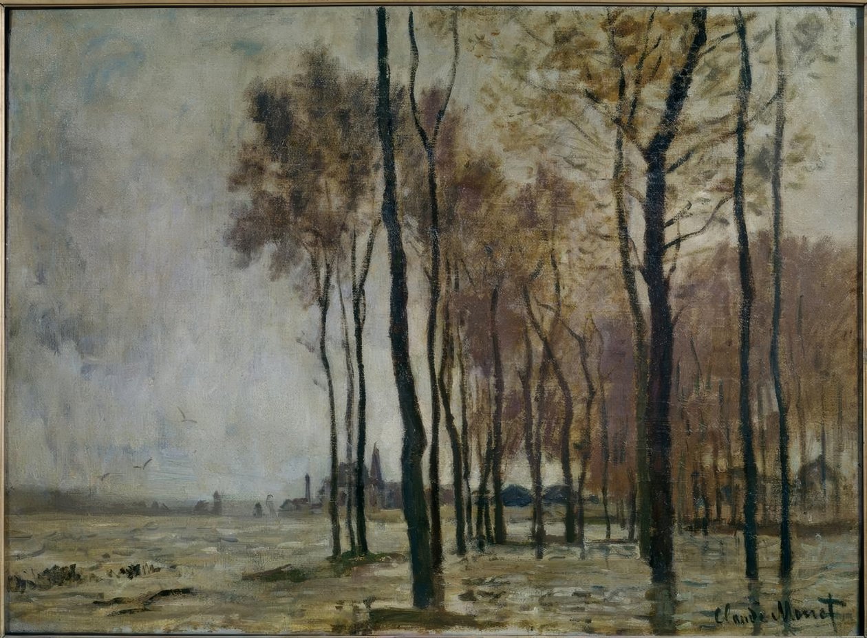 Tulvat Argenteuilissa tekijältä Claude Monet